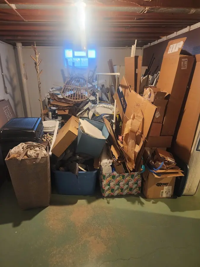 Roll-off dumpster container at job site for Roll Off Dumpster Rental in London